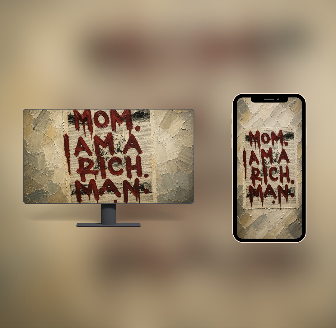 Mom I am a rich man - Wallpaper